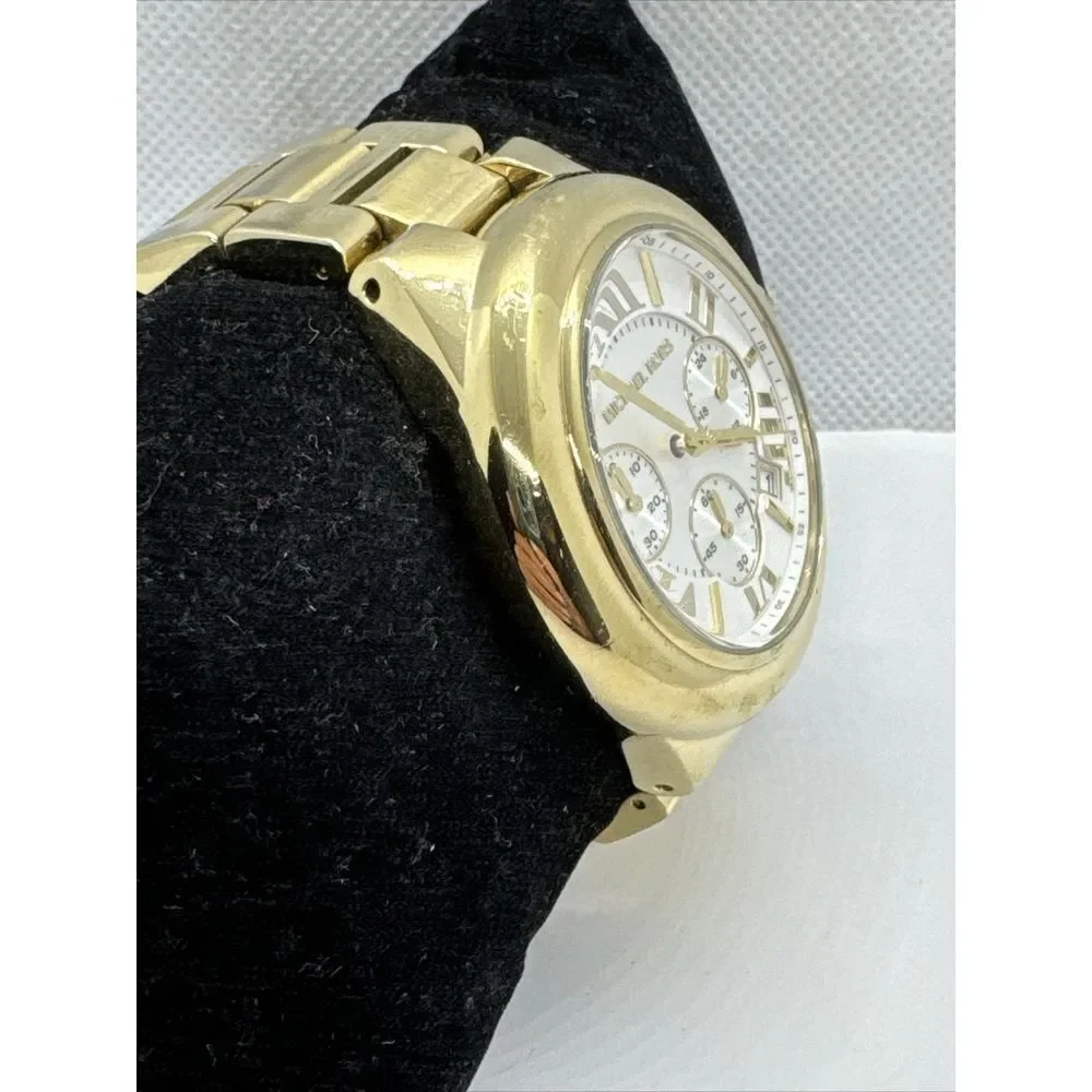 Michael Kors Camille MK5635 Women Gold Stainless Steel Dial Quartz Watch JNA762